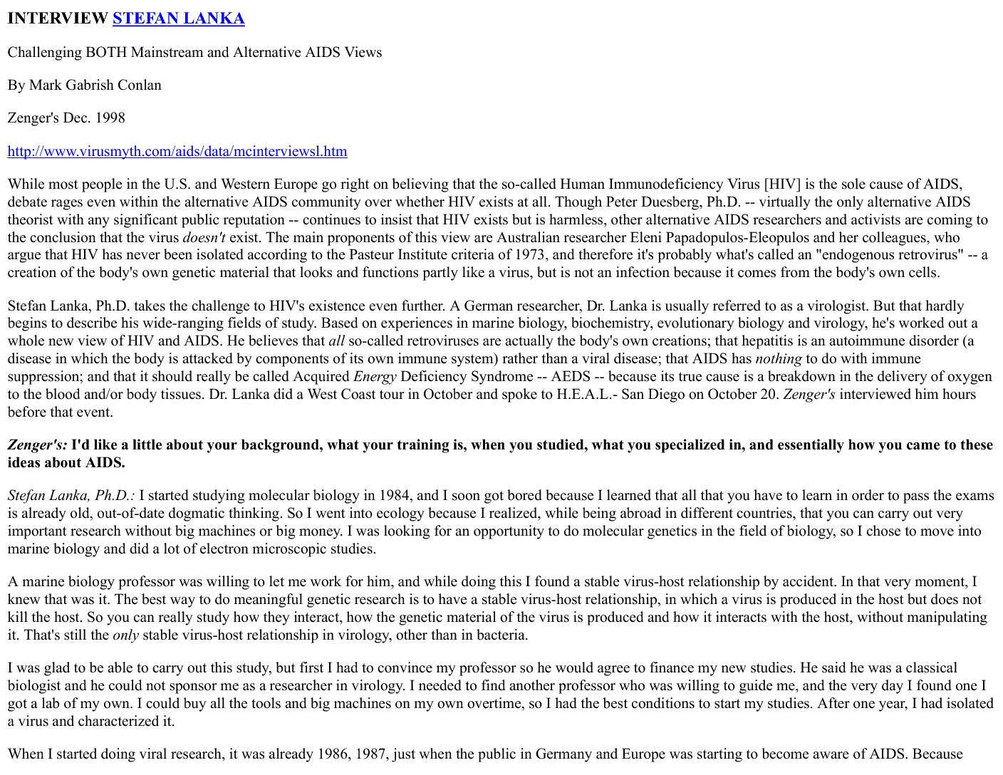 INTERVIEW STEFAN LANKA
