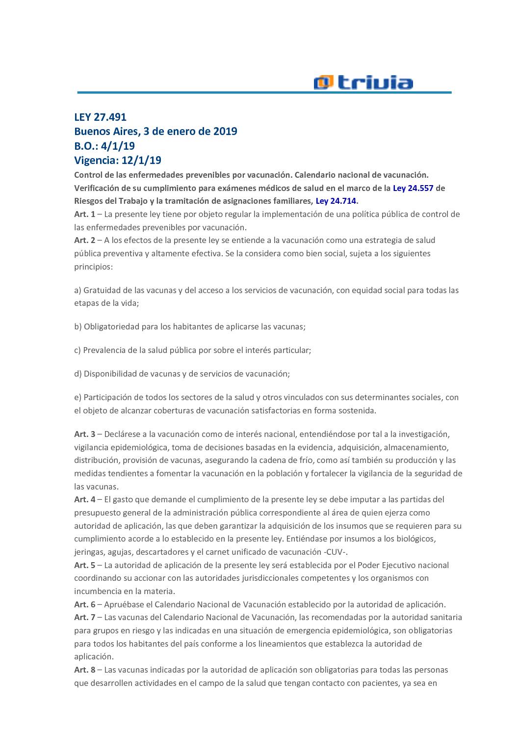 LEY-27491