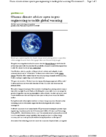 116X_2009_Geoengineering_Open_Subject_in_Obama_Administration_Holden_April_2009_Guardian_UK