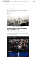 Air Pollution Poisoning at Ground Zero – Wuhan, China